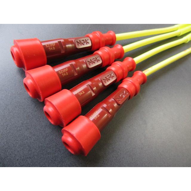 NGK 送料無料 SY11 NGK プラグキャップ＆コード 4セット ヤマハ V-NAX