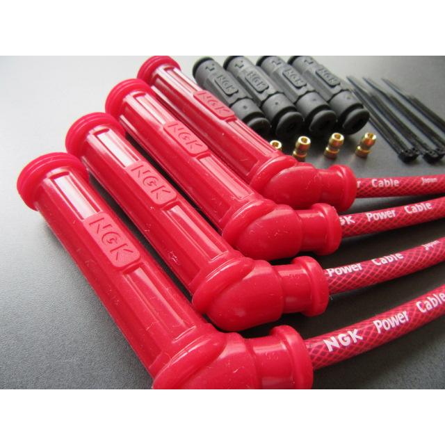 NGK 送料無料 X3R NGK パワーケーブル 4セット ヤマハ XJ400Z-E XJ400Z