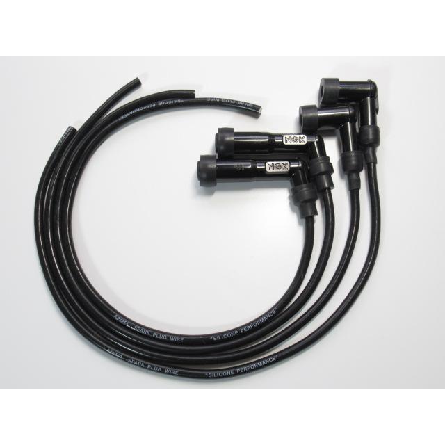 NGK 送料無料 XD05F-LD05F＆KJ-57 NGK プラグキャップ+ケーブル 4