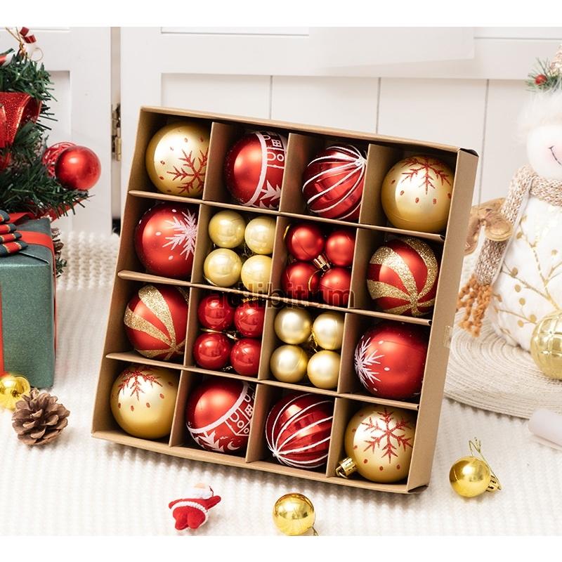 クリスマスボール オーナメント44個豪華セット 2色ミックス9種類 クリスマスボール オーナメント44個豪華セット 2色ミックス9種類