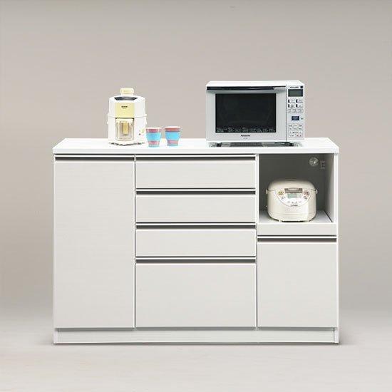 140キッチンカウンター レンジ棚 北欧 キッチン収納 レンジボード幅140