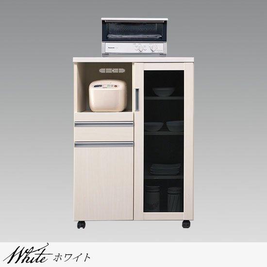 キッチンカウンター キッチンボード 80 幅 レンジ台 キッチン収納 食器