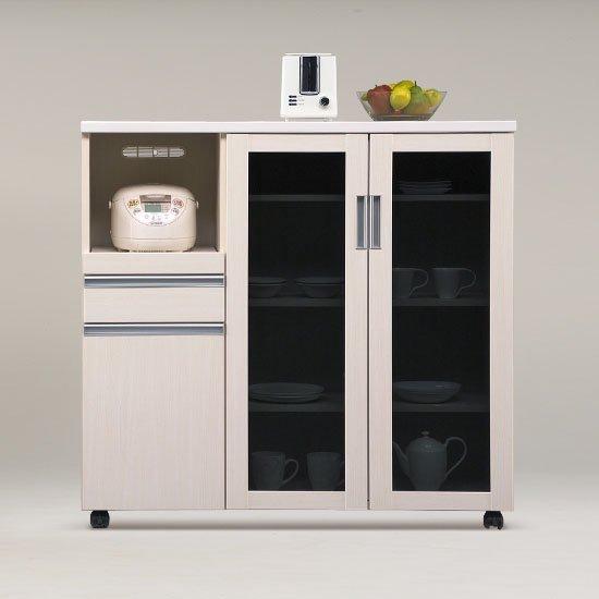 キッチンカウンター キッチンボード 120 幅 レンジ台 キッチン収納