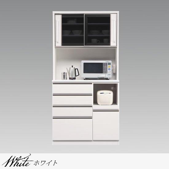 100キッチンボード レンジ棚 北欧 キッチン収納 レンジボード幅