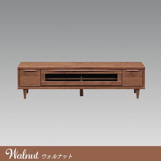 デザインテレビボード/脚付き収納テレビ台 木製 幅150cm/カラー2色対応