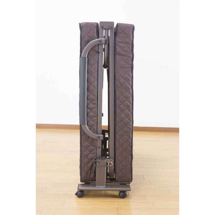 すぐ使えるコンパクト折りたたみベッド 完成品 2S : (W)94cm×(D)187cm