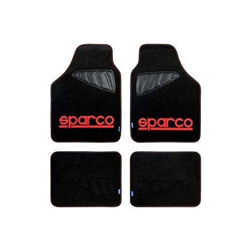 SparcoCORSA フロアマット レッド 4Set SPC1903