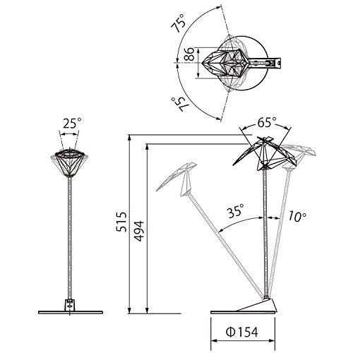 Z-LIGHT 卓上型 LEDデスクライトZ-REF 高演色Ra97 アッパーライト付モデル Z-G7000 