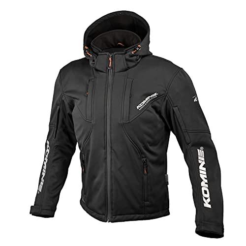 コミネ (KOMINE) バイク用 JK-602 プロテクトソフトシェルシステムパーカー KOMINE Black M