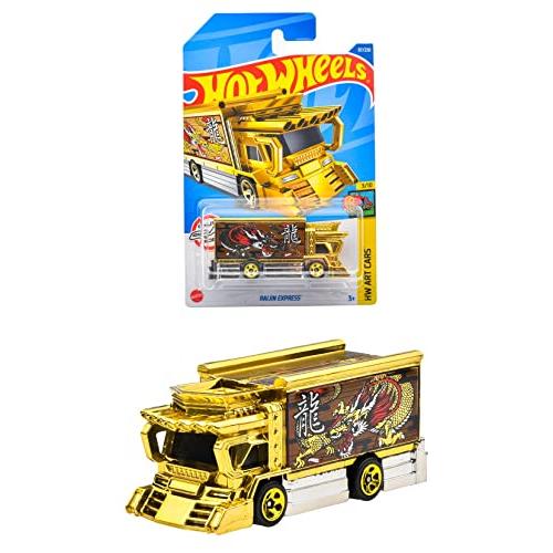ホットウィール RAIJIN EXPRESS ライジンエクスプレス 金色 龍