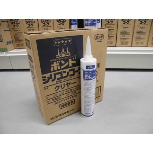 コニシ ボンドシリコンコーク 330Mlクリヤー10本 : 電動工具