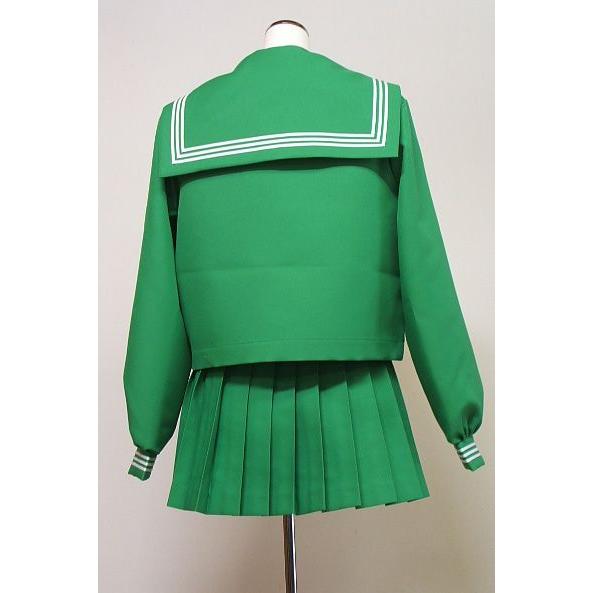 冬緑色セーラー服上下セット｜ado-osaka｜02