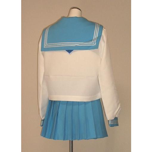 セーラー服 上下セット 冬服 冬セーラー服上下セット（水色衿） : アド大阪プライベート