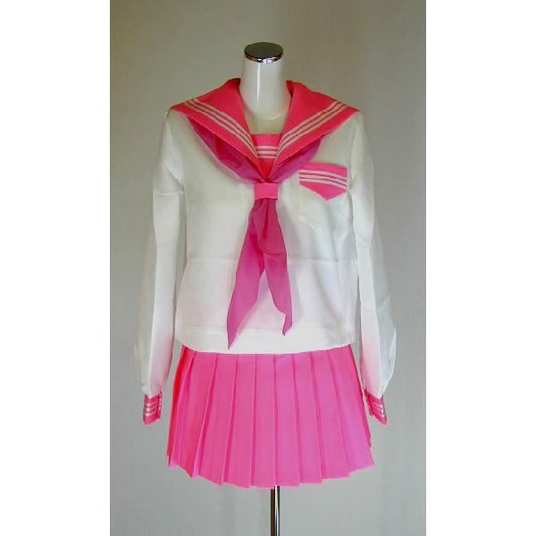 冬カラーセーラー服上衣（ショッキングピンク）