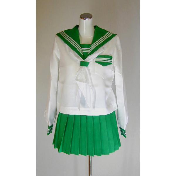 冬カラーセーラー服上衣（グリーン）