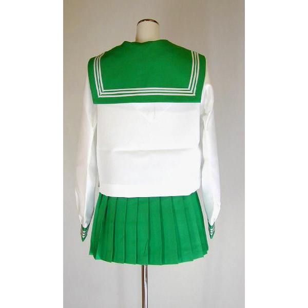 冬カラーセーラー服上衣（グリーン）_1