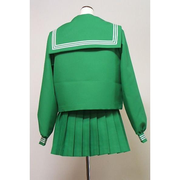 冬緑色セーラー服上衣_1