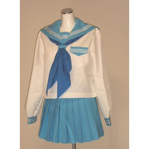冬セーラー服上衣（水色衿）