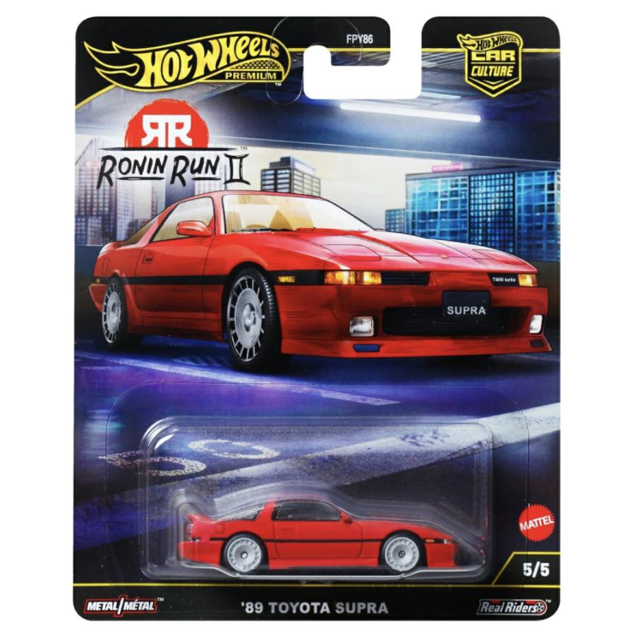 Hot Wheels '89 トヨタ スープラ CARCULTURE Ronin Run II JBK90