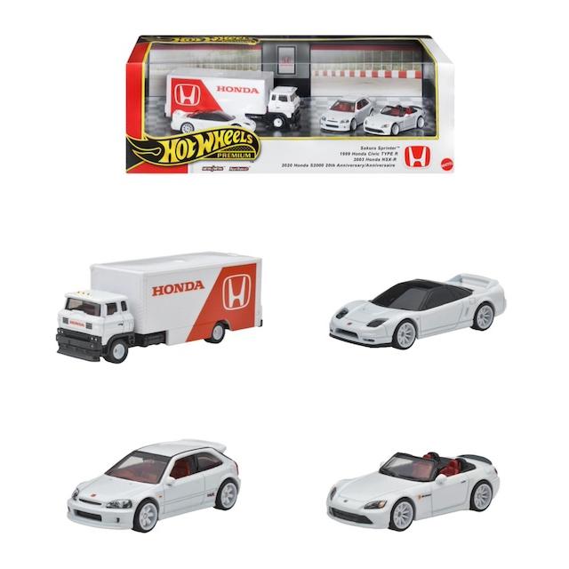 日本未発売　ホットウィール　プレミアム　ホンダ タイプR ヘリテージ　セット Hot Wheels プレミアムコレクターセットアソート - ホンダ