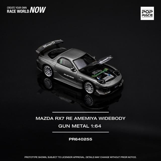 MAZDA RX-7 RE-AMEMIYA GUN METAL POP RACE : toy's world