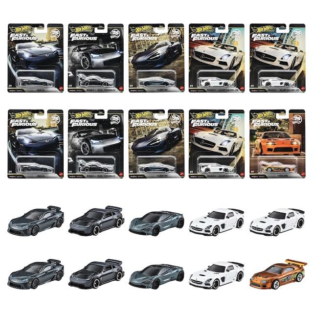 Hot Wheels（ホットウィール） ワイルド・スピード (SLS x3,LFA x2