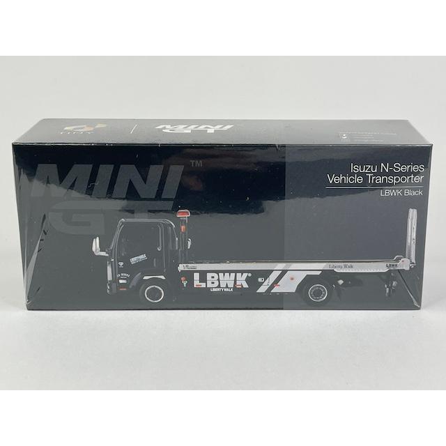 いすゞ エルフ N-Series Vehicle Transporter LBWK Black TINY/MINI GT : toy’s ...