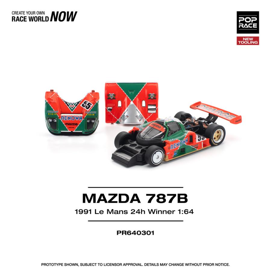 PR64-301 MAZDA 787B 1991 LE MANS 24H WINNER[マツダ 1991年 ル・マン