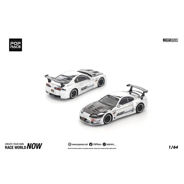 PR64-325 TOP SECRET GT300 - SILVER CHROME[トップシークレット