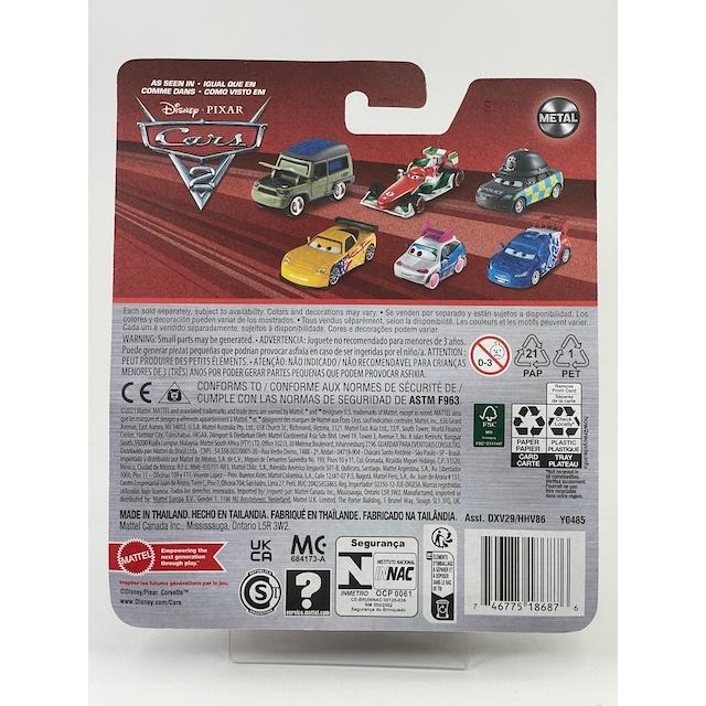 カーズ MILES AXELROD WITH OPEN HOOD Cars 2 MATTEL : toy's world