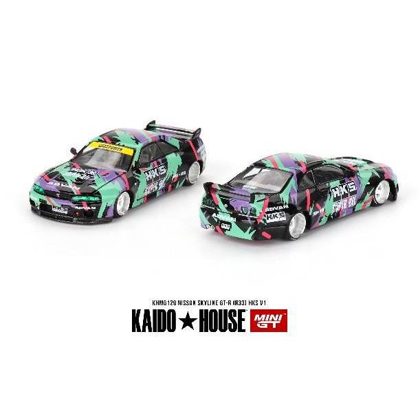 日産 スカイライン GT-R R33 HKS V1 KAIDO☆HOUSE MINI GT 日産 スカイライン GT-R R33 HKS V1 KAIDO☆HOUSE MINI GT