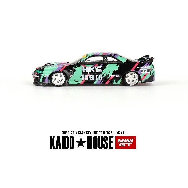 日産 スカイライン GT-R R33 HKS V1 KAIDO☆HOUSE MINI GT 日産 スカイライン GT-R R33 HKS V1 KAIDO☆HOUSE MINI GT