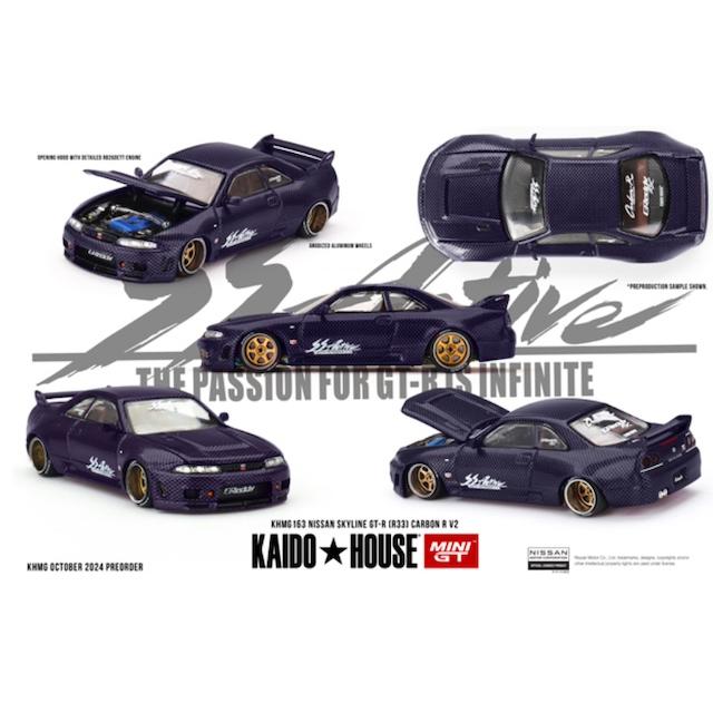 163 Nissan スカイライン GT-R R33 Active Carbon R V2(右 163 Nissan スカイライン GT-R R33 Active Carbon R V2(右