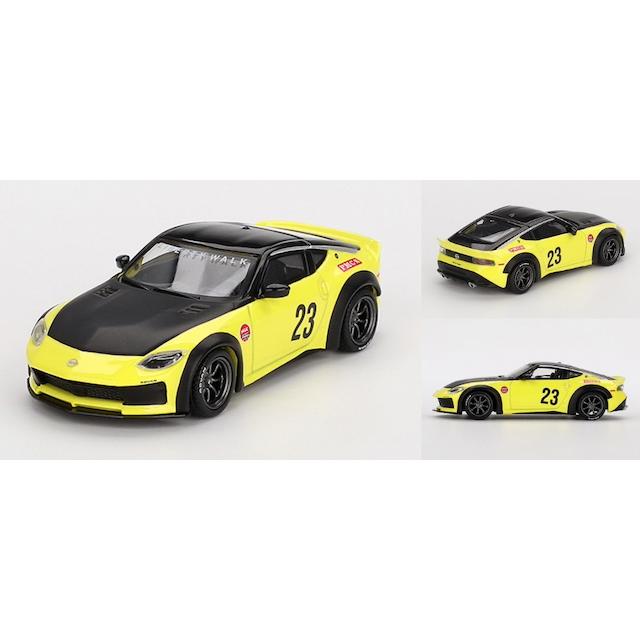 NISSAN Z LB☆NATION WORKS イカズチイエロー (右ハンドル) 826 MINI