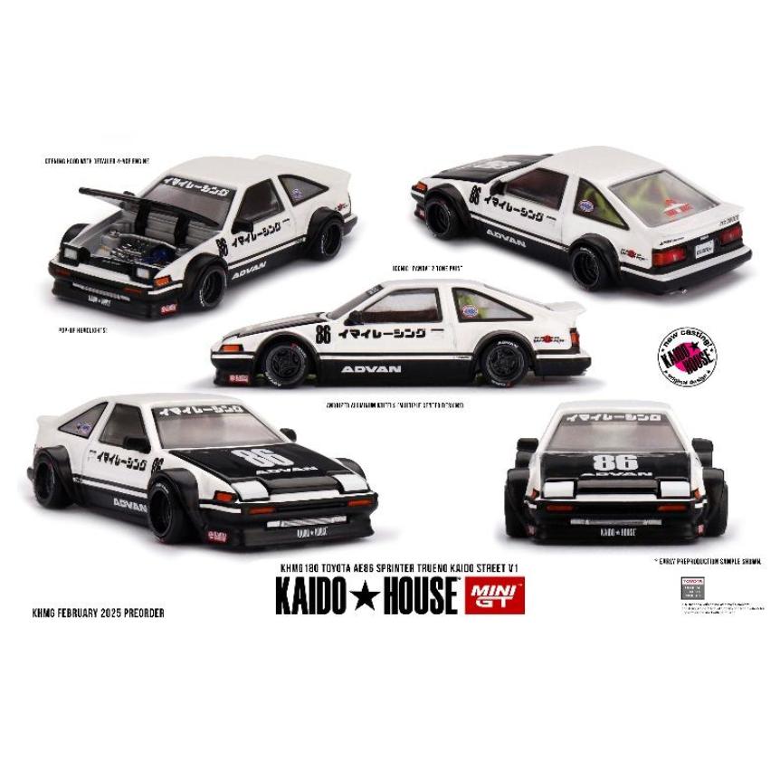 180 Toyota AE86 スプリンタートレノ Kaido Street V1(右ハンドル