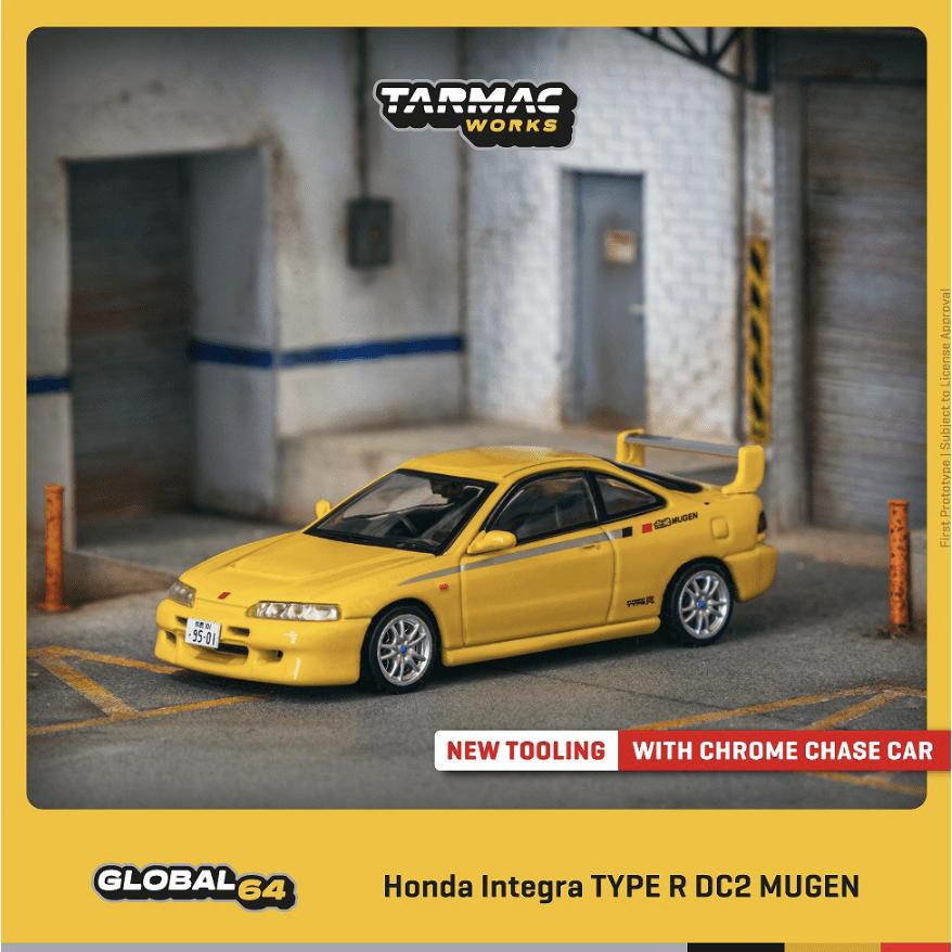 ミニカー Honda Integra Type R MUGEN Honda Integra TYPE R DC2 MUGEN Sunlight Yellow TARMAC : toy's