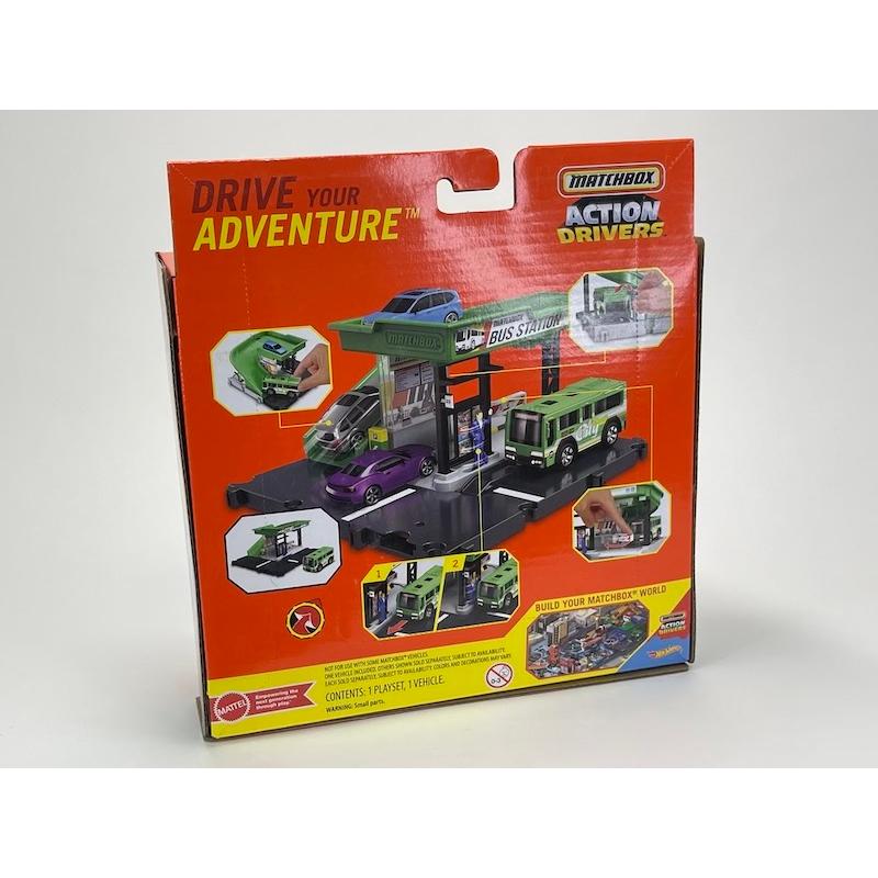 マッチボックス MATCHBOX ACTION DRIVERS BUS STATION MBX CITY BUS