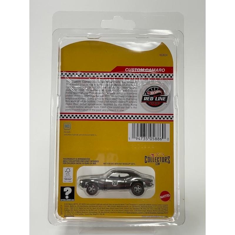 Hot Wheels RLC EXCLUSIVE CUSTOM CAMARO 20th ANNIVERSARY (ホット 
