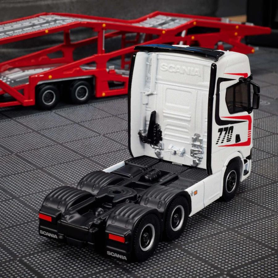 ホットウィール RLCエリート64 スカニア 770S カーキャリアー　ミニカー ホットウィール RLCエリート64 スカニア 770S カーキャリアー