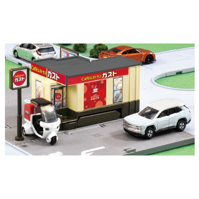 トミカワールド Cafeレストラン ガスト デリバリーバイク(トミカ付き