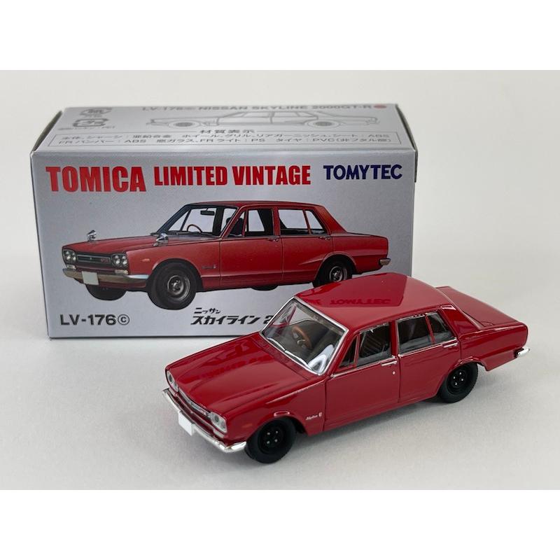 LV-176c 日産 スカイライン 2000GT‐R (赤) 69年式 トミカリミテッド 