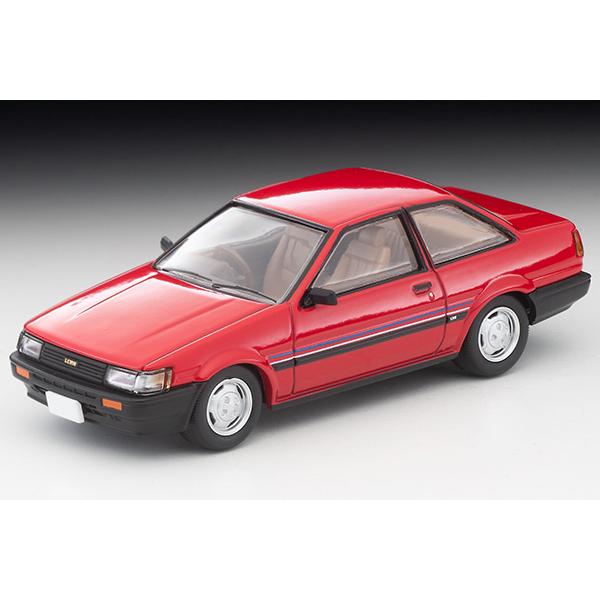 トミーテック LV-N284b トヨタ カローラレビン 2ドア ライム(赤) 84年