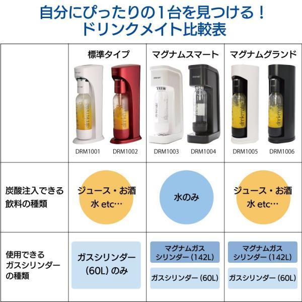 ドリンクメイト　ガスシリンダー2本付き 楽天市場】ドリンクメイト マグナム 交換ガスシリンダー 2本セット