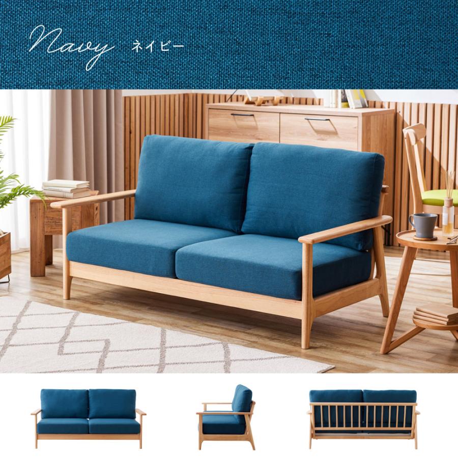 【美品】二人掛けソファー（天然木）替カバー購入可能 楽天市場】ソファ 2人掛け 木製 ファブリック カバーリング W 181 × D