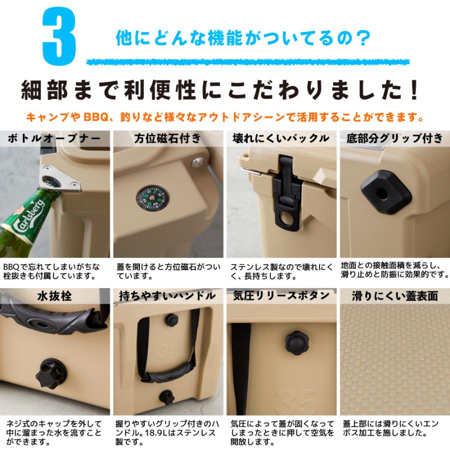 クーラーボックス 小型 釣り ハードクーラーボックス 18.9L/20QT クーラーボックス 小型 釣り ハードクーラーボックス 18.9L/20QT
