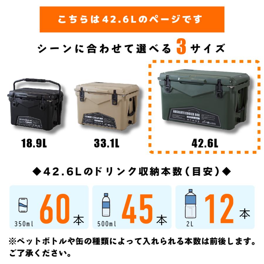 クーラーボックス 大型 釣り ハードクーラーボックス 42.6L/45QT クーラーボックス 大型 釣り ハードクーラーボックス 42.6L/45QT