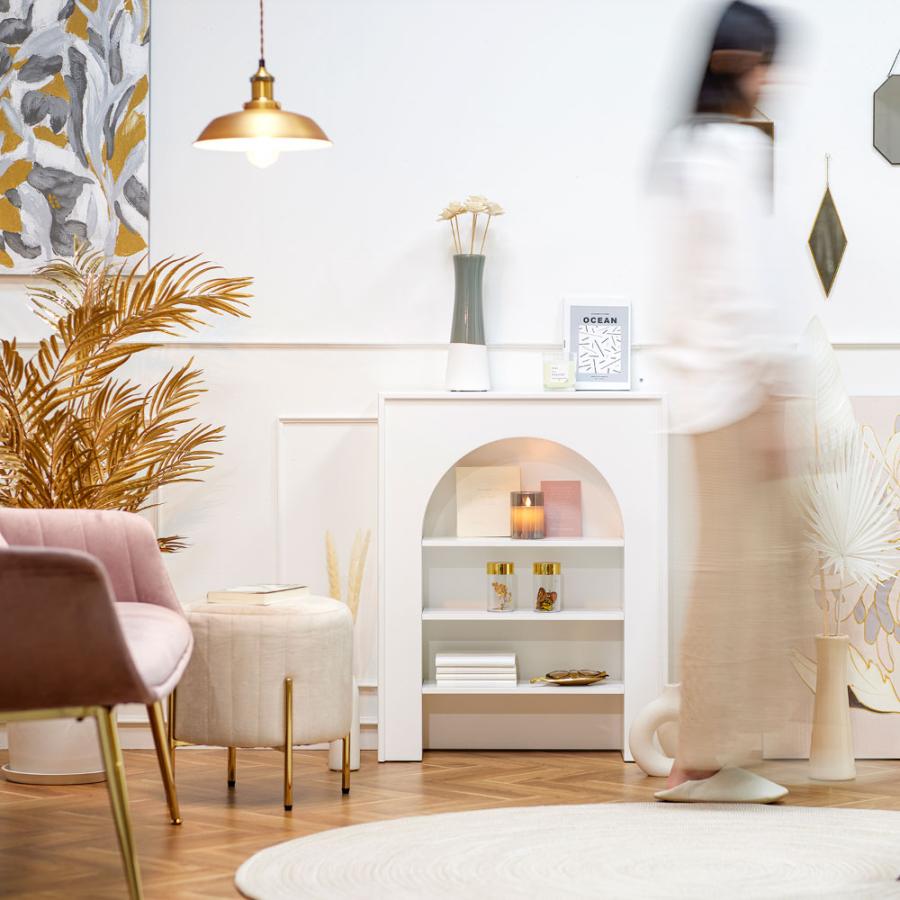 マントルピース 韓国　韓国インテリア　収納 楽天市場】マントルピース 収納 完成品 一人暮らし マントル