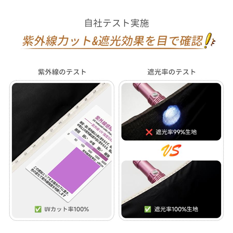 3秒たためる日傘 折りたたみ傘 完全遮光100% 軽量220g 形状記憶 自動