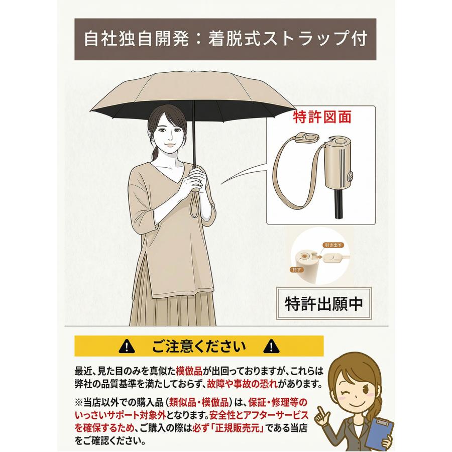3秒たためる日傘 折りたたみ傘 完全遮光100% 軽量220g 形状記憶 自動