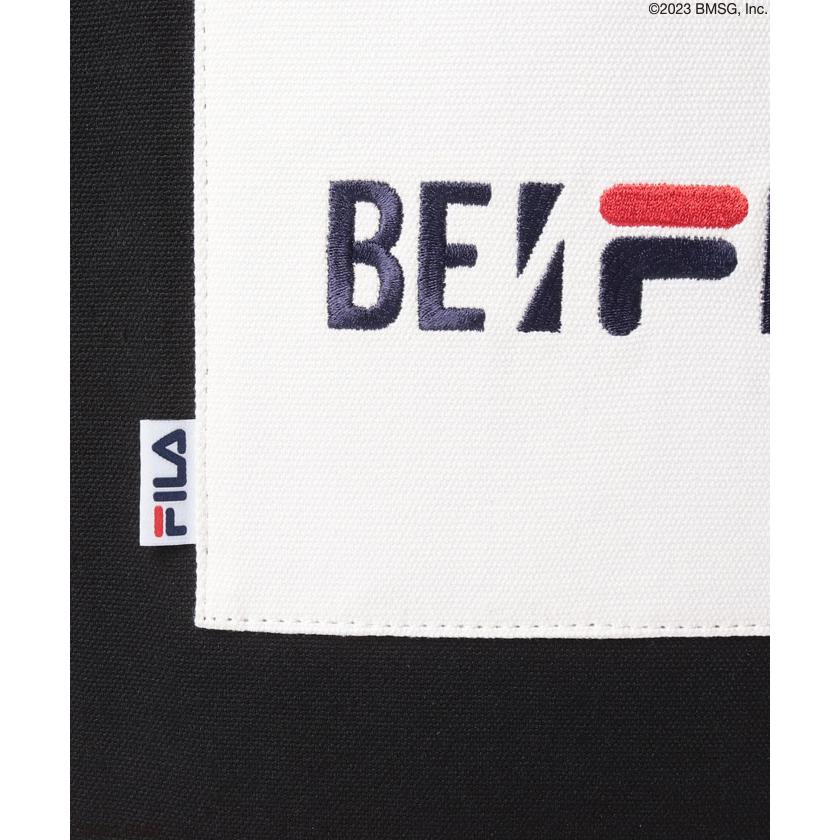 FILA×BE:FIRST 刺繍ロゴトートバッグ（ノベルティ無し）81FL11 フィラ ビーファースト コラボ キャンバス バッグ メンズ レディース ロゴ  公式 人気｜adonis-shop｜08